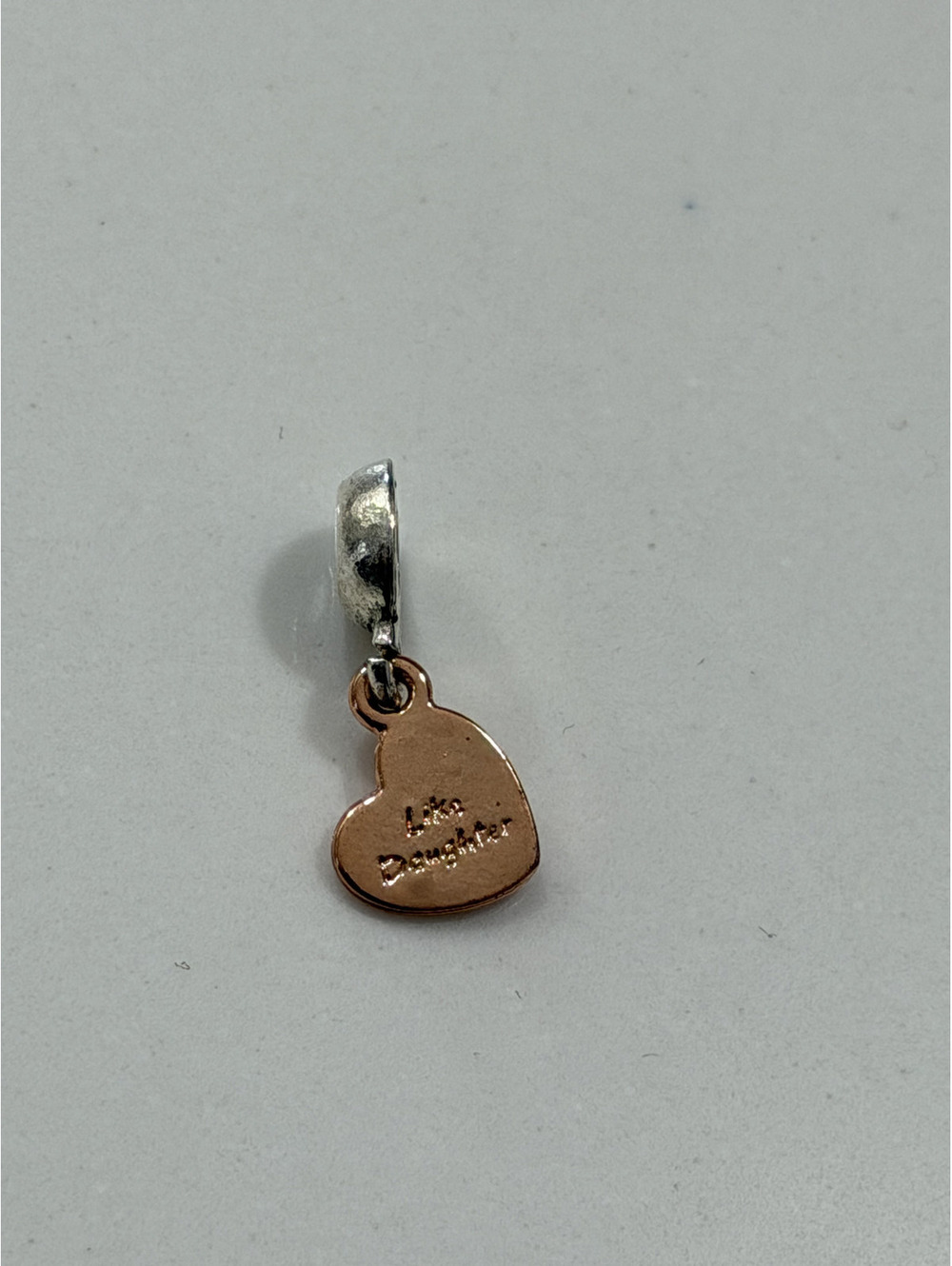 100% Authentic Pandora Sterling Silver Rose Gold Like Daughter Charm